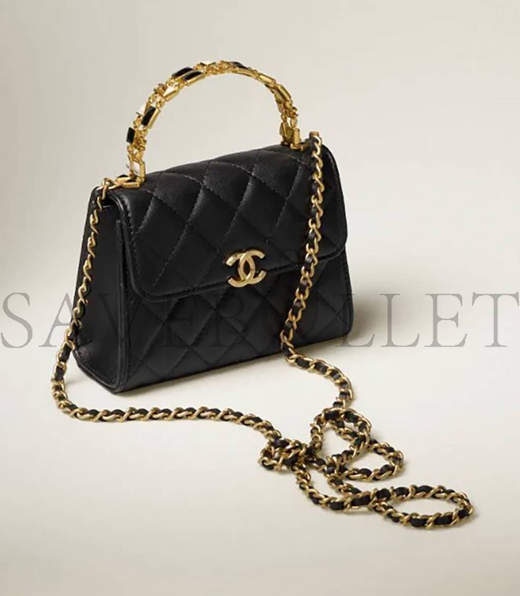 Ch*el clutch with chainc hanel ap2945 b08842 94305 （14.5*11.5*5.5cm）